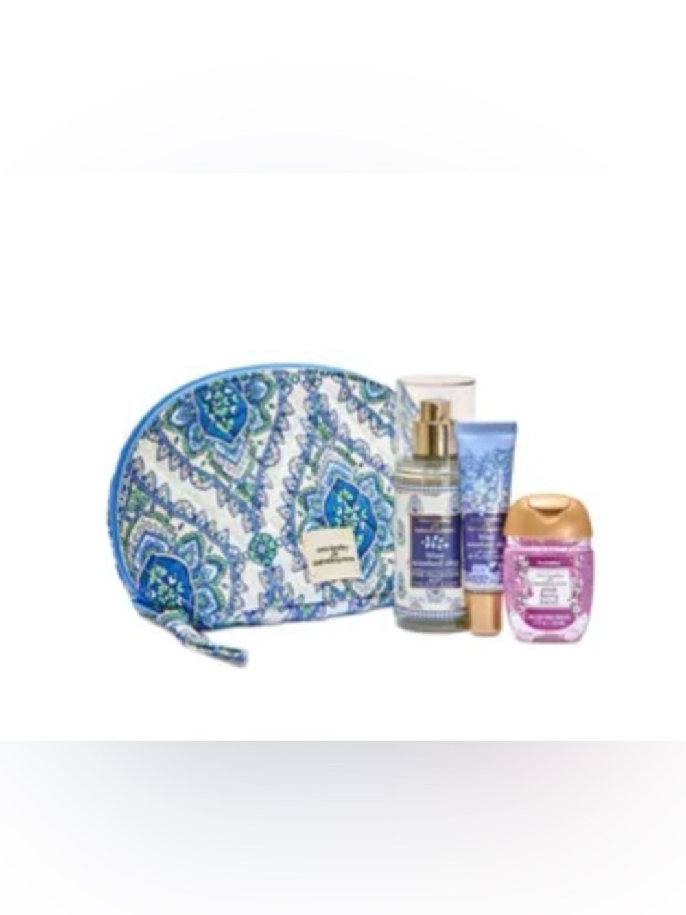 BATH & BODY WORKS x VERA BRADLEY BLUE PAISLEY LIMITED EDITION GIFT SET